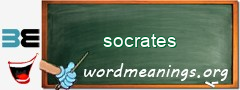 WordMeaning blackboard for socrates